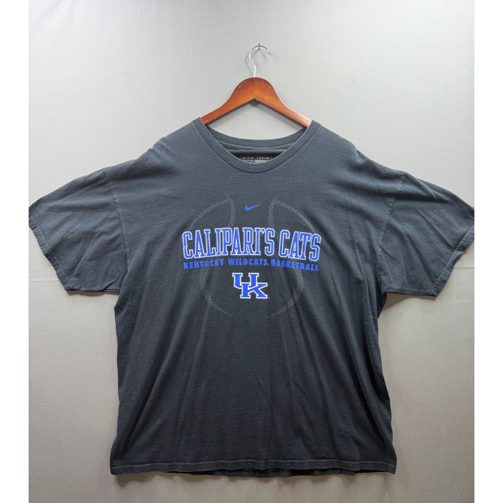 Nike Kentucky Wildcats T-Shirt‎ Mens Black Calipari Cats Graphic XXL
